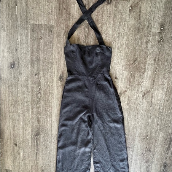 Reformation Sleek Black Jumpsuit - Picture 2 of 10